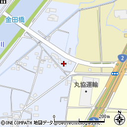 岡山県岡山市東区金田201周辺の地図