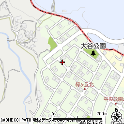 奈良県生駒郡平群町緑ヶ丘6丁目周辺の地図
