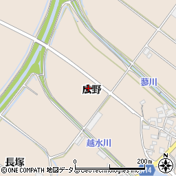 愛知県田原市西神戸町（広野）周辺の地図