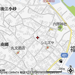 愛知県田原市小中山町北郷周辺の地図