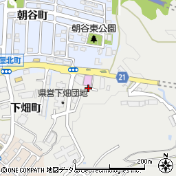 兵庫県神戸市垂水区下畑町西関東林山周辺の地図