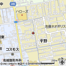 岡山県岡山市北区平野935-12周辺の地図