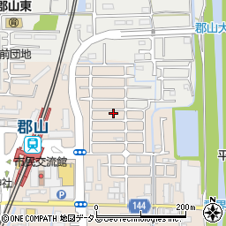 奈良県大和郡山市高田町43-137周辺の地図