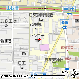 大阪府八尾市泉町3丁目76周辺の地図