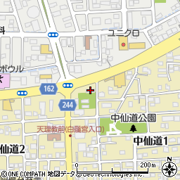 セブンイレブン岡山中仙道１丁目店周辺の地図