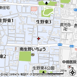 永田モータープール周辺の地図
