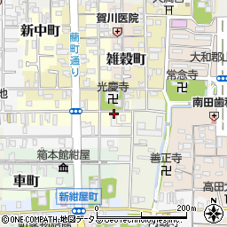 奈良県大和郡山市今井町22周辺の地図