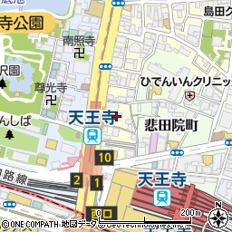 大阪府大阪市天王寺区堀越町13周辺の地図