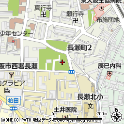 東大阪市立　長瀬斎場周辺の地図