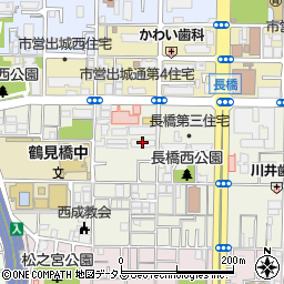 大阪市営長橋通住宅周辺の地図