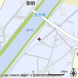 岡山県岡山市東区金田176周辺の地図