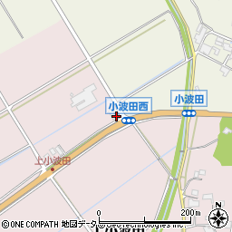 三重県名張市上小波田3078周辺の地図