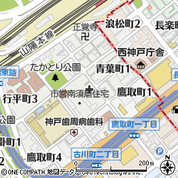兵庫県神戸市須磨区青葉町2丁目1周辺の地図