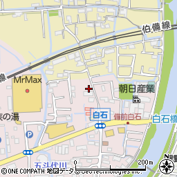 岡山県岡山市北区久米366周辺の地図