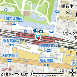 紅虎餃子房 ピオレ明石店周辺の地図