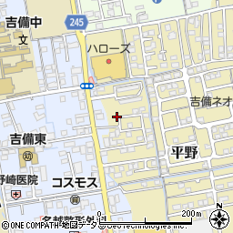 岡山県岡山市北区平野935-7周辺の地図
