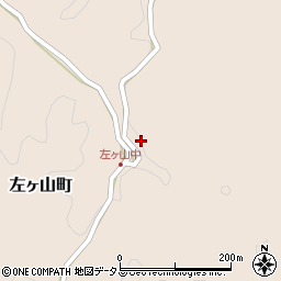 島根県益田市左ヶ山町201周辺の地図