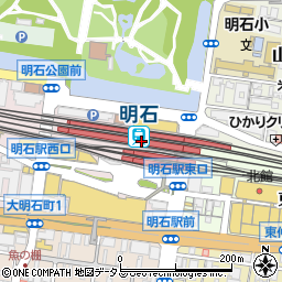 サックス・バー　明石駅店周辺の地図