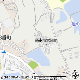 徳明市営住宅周辺の地図