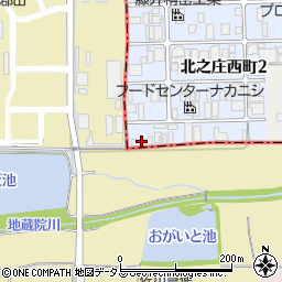 大阪めいらく奈良営業所周辺の地図