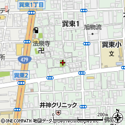 巽伊賀ヶ公園周辺の地図
