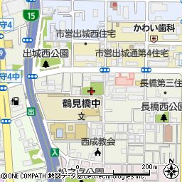 長橋3公園周辺の地図