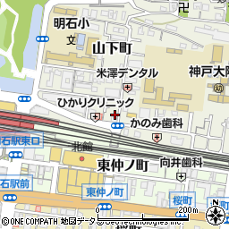 兵庫県明石市山下町8-5周辺の地図
