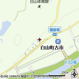 三重県津市白山町古市116周辺の地図