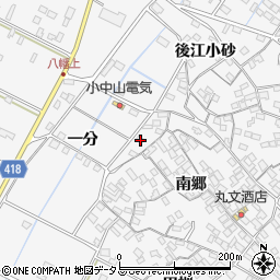 愛知県田原市小中山町南郷170-1周辺の地図