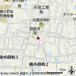 大阪府東大阪市横小路町2丁目2周辺の地図