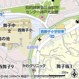 ユニ舞子周辺の地図