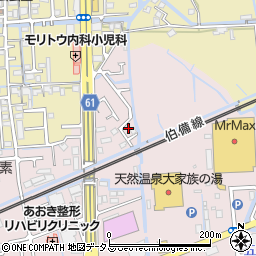 岡山県岡山市北区久米279周辺の地図