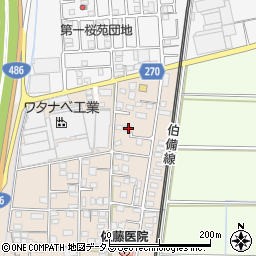 岡山県総社市清音上中島161-8周辺の地図