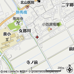 愛知県田原市江比間町二字郷中88周辺の地図
