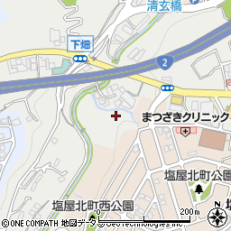 兵庫県神戸市垂水区下畑町神ノ脇周辺の地図