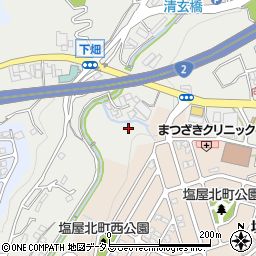 兵庫県神戸市垂水区下畑町（神ノ脇）周辺の地図