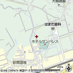 岡山県倉敷市山地1416-4周辺の地図