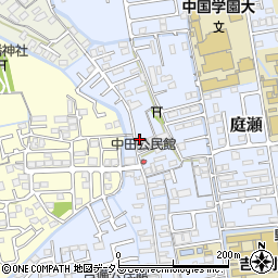 岡山県岡山市北区庭瀬17周辺の地図