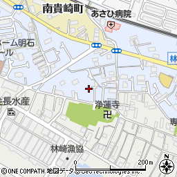 兵庫県明石市林崎町2丁目7周辺の地図
