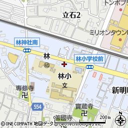 兵庫県明石市林崎町1丁目7周辺の地図