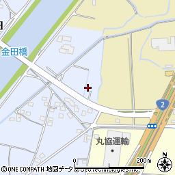 岡山県岡山市東区金田201-6周辺の地図