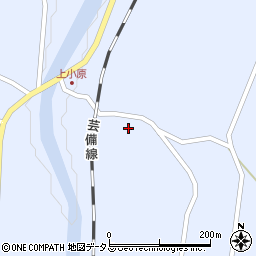 広島県安芸高田市甲田町上小原205周辺の地図