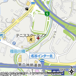兵庫県神戸市垂水区名谷町中坊周辺の地図