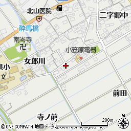 愛知県田原市江比間町二字郷中83周辺の地図