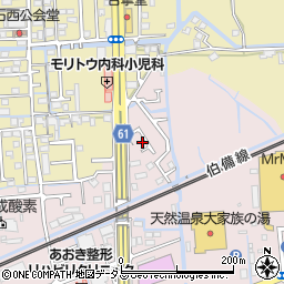岡山県岡山市北区久米281周辺の地図