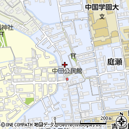岡山県岡山市北区庭瀬16周辺の地図