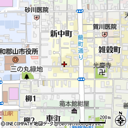 奈良県大和郡山市綿町周辺の地図