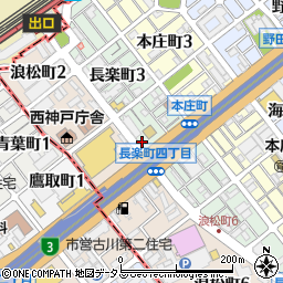 サンコート鷹取周辺の地図