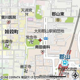 奈良県大和郡山市高田町521周辺の地図