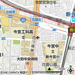 パルス大阪店周辺の地図